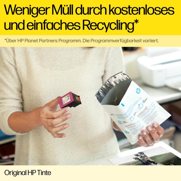 HP 304XL Schwarz Original Tintenpatrone – XL-Tintenpatrone bis 300 Seiten für HP DeskJet & Envy Drucker